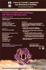 Frontiers in Mathematical Biology:
NSF-NIH PIs Meeting 2010 poster