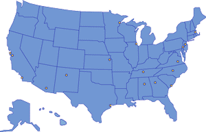 IRACDA Participating Institutions Map